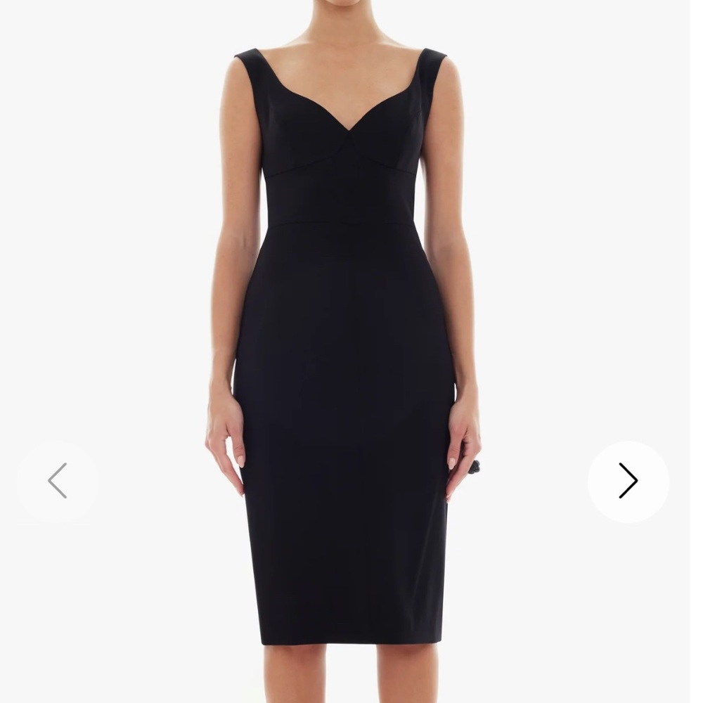 Black Halo Ally Sheath Dress, Black, Size 6